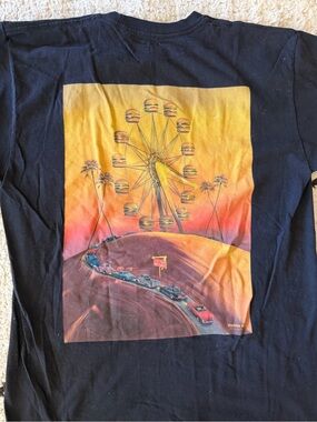 In N Out Burger T Shirt Mens Medium Black 70th Anniversary California 2018